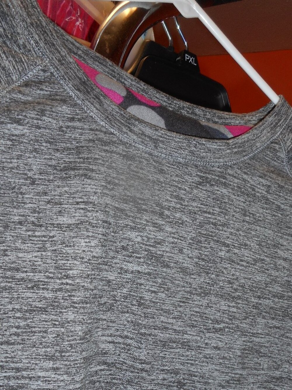 CLIMATE RIGHT - BY CUDDL DUDS WOMEN'S TOP XL GRAY